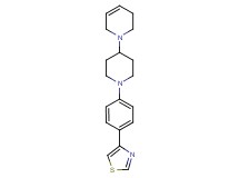 1-{1-[4-(1,3-thiazol-4-yl)phenyl]-4-piperidinyl}-1,2,3,6-tetrahydropyridine