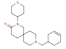9-(3-cyclohexen-1-ylmethyl)-2-(tetrahydro-2H-pyran-4-yl)-2,9-diazaspiro[5.5]undecan-3-one