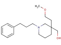 [3-(2-methoxyethyl)-1-(3-phenylpropyl)-3-piperidinyl]methanol