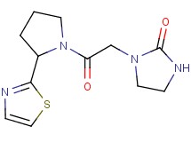 1-{2-oxo-2-[2-(1,3-thiazol-2-yl)pyrrolidin-1-yl]ethyl}imidazolidin-2-one