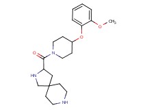 3-{[4-(2-methoxyphenoxy)-1-piperidinyl]carbonyl}-2,8-diazaspiro[4.5]decane dihydrochloride
