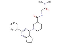 N-[2-(dimethylamino)-2-oxoethyl]-1-(2-phenyl-6,7-dihydro-5H-cyclopenta[d]pyrimidin-4-yl)piperidine-3-carboxamide