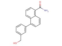 5-[3-(hydroxymethyl)phenyl]-1-naphthamide