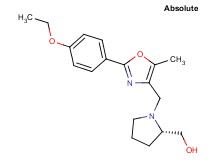 ((2S)-1-{[2-(4-ethoxyphenyl)-5-methyl-1,3-oxazol-4-yl]methyl}-2-pyrrolidinyl)methanol