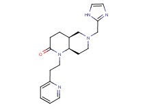 (4aS*,8aR*)-6-(1H-imidazol-2-ylmethyl)-1-(2-pyridin-2-ylethyl)octahydro-1,6-naphthyridin-2(1H)-one