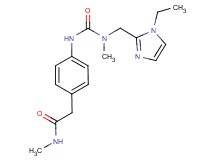 2-[4-({[[(1-ethyl-1H-imidazol-2-yl)methyl](methyl)amino]carbonyl}amino)phenyl]-N-methylacetamide