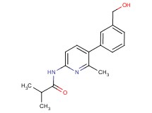 N-{5-[3-(hydroxymethyl)phenyl]-6-methylpyridin-2-yl}-2-methylpropanamide