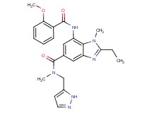 2-ethyl-7-[(2-methoxybenzoyl)amino]-N,1-dimethyl-N-(1H-pyrazol-5-ylmethyl)-1H-benzimidazole-5-carboxamide