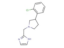 2-{[3-(2-chlorophenyl)pyrrolidin-1-yl]methyl}-1H-imidazole