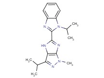 1-isopropyl-2-(3-isopropyl-1-methyl-1,4-dihydroimidazo[4,5-c]pyrazol-5-yl)-1H-benzimidazole