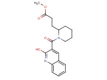 methyl 3-{1-[(2-hydroxy-3-quinolinyl)carbonyl]-2-piperidinyl}propanoate