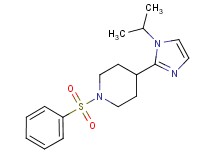 4-(1-isopropyl-1H-imidazol-2-yl)-1-(phenylsulfonyl)piperidine