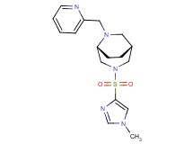 (1R*,5R*)-3-[(1-methyl-1H-imidazol-4-yl)sulfonyl]-6-(2-pyridinylmethyl)-3,6-diazabicyclo[3.2.2]nonane