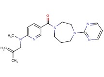 N-methyl-N-(2-methyl-2-propen-1-yl)-5-{[4-(2-pyrimidinyl)-1,4-diazepan-1-yl]carbonyl}-2-pyridinamine