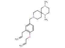 9-[3-allyl-4-(allyloxy)benzyl]-1,4-dimethyl-1,4,9-triazaspiro[5.5]undecane