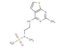 N-methyl-N-{2-[(2-methylthieno[2,3-d]pyrimidin-4-yl)amino]ethyl}methanesulfonamide