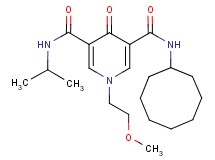 N-cyclooctyl-N'-isopropyl-1-(2-methoxyethyl)-4-oxo-1,4-dihydro-3,5-pyridinedicarboxamide