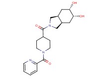 (3aR*,5R*,6S*,7aS*)-2-{[1-(2-pyridinylcarbonyl)-4-piperidinyl]carbonyl}octahydro-1H-isoindole-5,6-diol