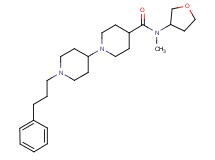 N-methyl-1'-(3-phenylpropyl)-N-(tetrahydro-3-furanyl)-1,4'-bipiperidine-4-carboxamide