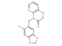 4-[(6-chloro-1,3-benzodioxol-5-yl)methyl]-2H-pyrido[3,2-b][1,4]oxazin-3(4H)-one