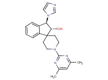 (2R*,3R*)-1'-(4,6-dimethyl-2-pyrimidinyl)-3-(1H-imidazol-1-yl)-2,3-dihydrospiro[indene-1,4'-piperidin]-2-ol
