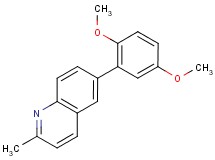 6-(2,5-dimethoxyphenyl)-2-methylquinoline trifluoroacetate