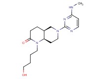 (4aS*,8aR*)-1-(4-hydroxybutyl)-6-[4-(methylamino)pyrimidin-2-yl]octahydro-1,6-naphthyridin-2(1H)-one