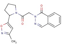 2-{2-[2-(3-methylisoxazol-5-yl)pyrrolidin-1-yl]-2-oxoethyl}phthalazin-1(2H)-one