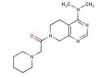 N,N-dimethyl-7-(piperidin-1-ylacetyl)-5,6,7,8-tetrahydropyrido[3,4-d]pyrimidin-4-amine