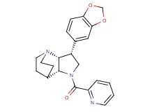 (3R*,3aR*,7aR*)-3-(1,3-benzodioxol-5-yl)-1-(pyridin-2-ylcarbonyl)octahydro-4,7-ethanopyrrolo[3,2-b]pyridine