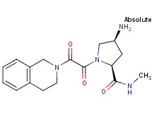 (4S)-4-amino-1-[3,4-dihydroisoquinolin-2(1H)-yl(oxo)acetyl]-N-methyl-L-prolinamide
