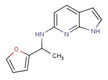 N-[1-(2-furyl)ethyl]-1H-pyrrolo[2,3-b]pyridin-6-amine