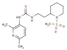 N-(2,6-dimethylpyridin-3-yl)-N'-{2-[1-(methylsulfonyl)piperidin-2-yl]ethyl}urea