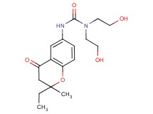 N'-(2-ethyl-2-methyl-4-oxo-3,4-dihydro-2H-chromen-6-yl)-N,N-bis(2-hydroxyethyl)urea