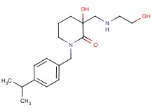3-hydroxy-3-{[(2-hydroxyethyl)amino]methyl}-1-(4-isopropylbenzyl)piperidin-2-one