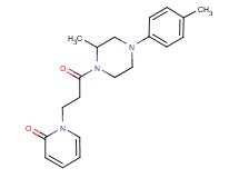 1-{3-[2-methyl-4-(4-methylphenyl)-1-piperazinyl]-3-oxopropyl}-2(1H)-pyridinone