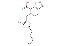5-[(2-butyl-5-chloro-1H-imidazol-4-yl)methyl]-4,5,6,7-tetrahydro-1H-imidazo[4,5-c]pyridine-4-carboxylic acid