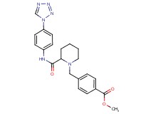 methyl 4-{[2-({[4-(1H-tetrazol-1-yl)phenyl]amino}carbonyl)-1-piperidinyl]methyl}benzoate