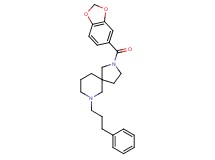 2-(1,3-benzodioxol-5-ylcarbonyl)-7-(3-phenylpropyl)-2,7-diazaspiro[4.5]decane