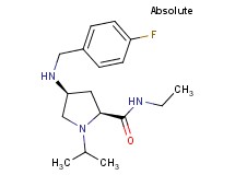 (4S)-N-ethyl-4-[(4-fluorobenzyl)amino]-1-isopropyl-L-prolinamide
