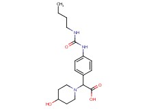 (4-{[(butylamino)carbonyl]amino}phenyl)(4-hydroxypiperidin-1-yl)acetic acid