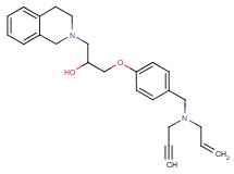 1-(4-{[allyl(2-propyn-1-yl)amino]methyl}phenoxy)-3-(3,4-dihydro-2(1H)-isoquinolinyl)-2-propanol