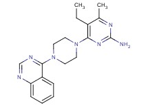 5-ethyl-4-methyl-6-(4-quinazolin-4-ylpiperazin-1-yl)pyrimidin-2-amine