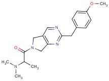 1-[2-(4-methoxybenzyl)-5,7-dihydro-6H-pyrrolo[3,4-d]pyrimidin-6-yl]-N,N-dimethyl-1-oxopropan-2-amine