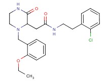 N-[2-(2-chlorophenyl)ethyl]-2-[1-(2-ethoxybenzyl)-3-oxo-2-piperazinyl]acetamide