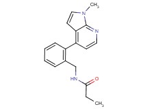 N-[2-(1-methyl-1H-pyrrolo[2,3-b]pyridin-4-yl)benzyl]propanamide