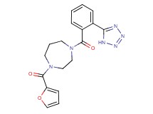 1-(2-furoyl)-4-[2-(1H-tetrazol-5-yl)benzoyl]-1,4-diazepane
