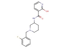 N-[1-(2-fluorobenzyl)-3-piperidinyl]-2-hydroxynicotinamide