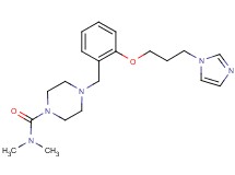 4-{2-[3-(1H-imidazol-1-yl)propoxy]benzyl}-N,N-dimethylpiperazine-1-carboxamide