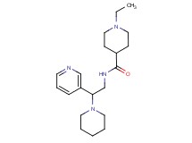 1-ethyl-N-(2-piperidin-1-yl-2-pyridin-3-ylethyl)piperidine-4-carboxamide